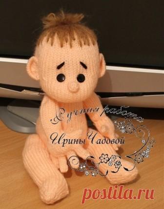 Кукла вязаная спицами схема | Рукоделие