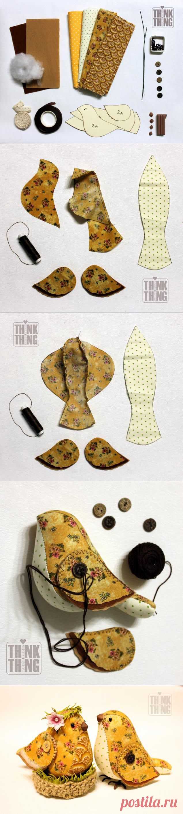 Как сделать сувенир "Весенние птички" - Ярмарка Мастеров - ручная работа, handmade