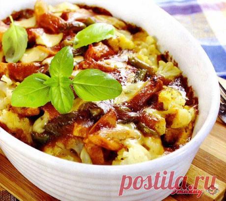Запеканка с курицей карри и цветной капустой » Смакуй - кулинарные рецепты со всего света!