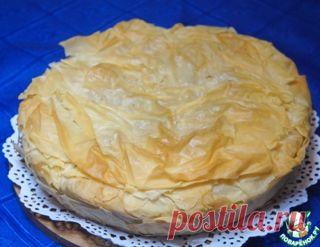 Пирог с курицей по-гречески "Котопита" – кулинарный рецепт