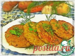 Овощные котлеты с диким рисом - кулинарный рецепт