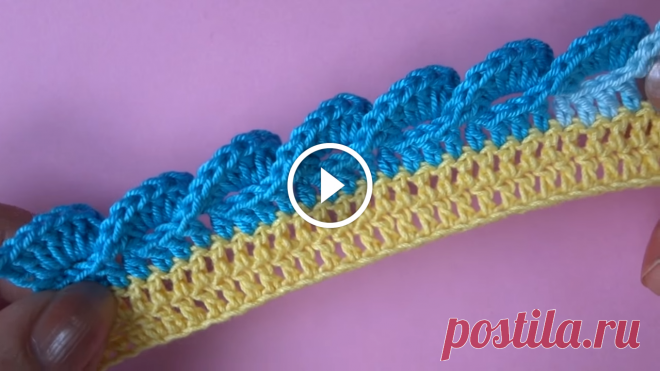Crochet border pattern – Free Pattern Tutorials