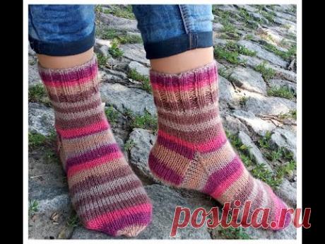Красивые носочки для начинающих
