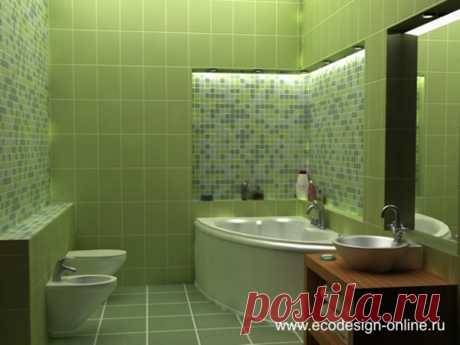 Мозаика в ванной: секреты удачного декора.
