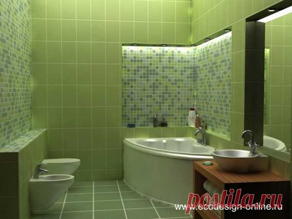 Мозаика в ванной: секреты удачного декора.