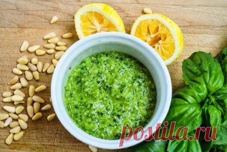 Готовим улучшенный соус песто | Вкусные рецепты