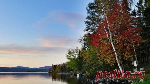 Wallpaper Autumn, Lake, Forest, Rocks, Landscape HD, Picture, Image  |   wallpaperscraft.com