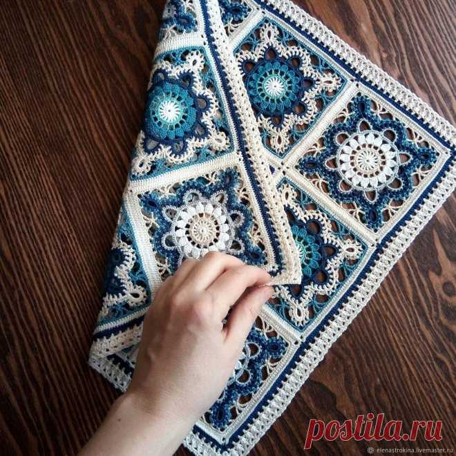 Квадратики крючком