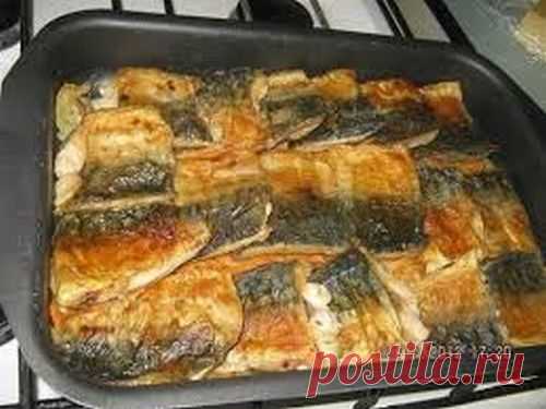Обалденная скумбрия, запеченная в духовке!