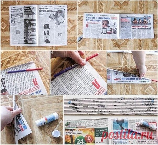 Плетение из газет