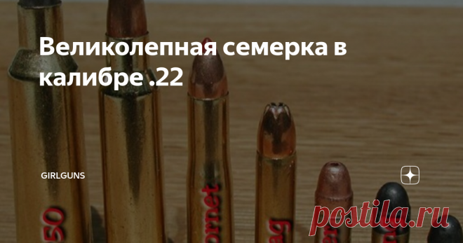 Великолепная семерка в калибре .22 У каждого владельца нарезного оружия, если конечно оружие не собирает пыль в сейфе, со временем появляется калибр, который нравится больше других.  Моей давней и искренней любовью всегда был, есть и остается .22lr. И дело даже не в том, что этот калибр один из самых  старых из существующих в настоящее время. И один из немногих сохранившихся и выпускающихся патронов  бокового боя. .22lr третий век не сдает своих позиций, оставаясь самым ма...