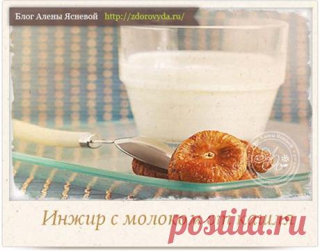 Инжир с молоком от кашля - вкусное и полезное лекарство