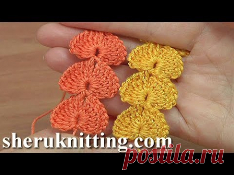 How to Do Crochet Heart Ornament, Tutorial 173
