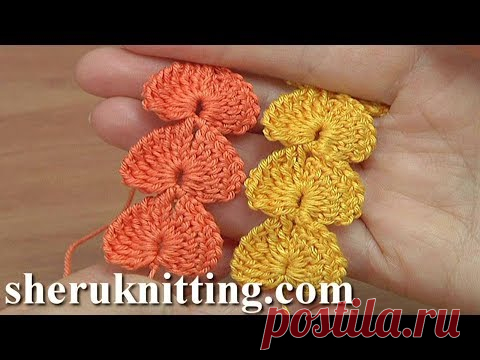 How to Do Crochet Heart Ornament, Tutorial 173