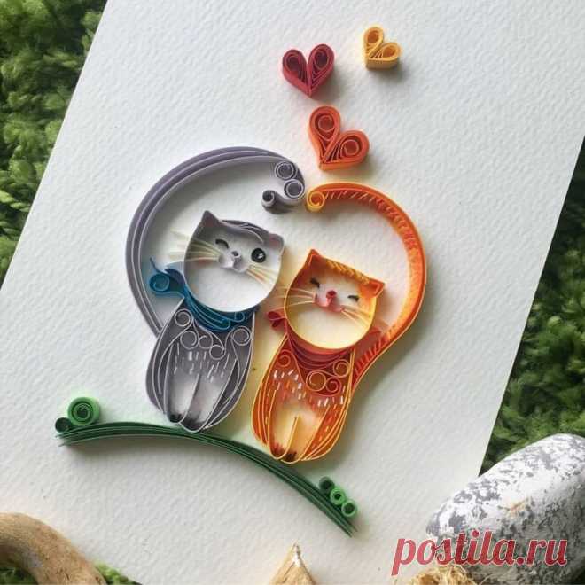 Влюбленные котейки😻
