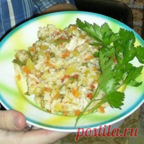 Ризотто с курицей, кабачками и болгарским перцем рецепт – итальянская кухня: ризотто