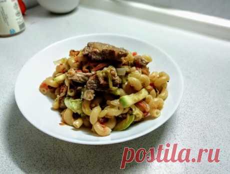 Совершенно летние макароны по-флотски. Точно вкуснее, чем обычные!