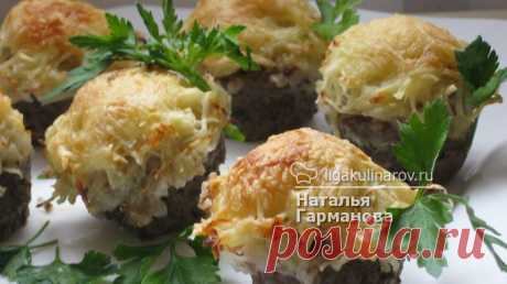 Мясные хижины с овощной закуской, рецепт пошаговый от Лиги Кулинаров. Рецепт мясных хижин с овощной закуской, рецепты Лиги Кулинаров.