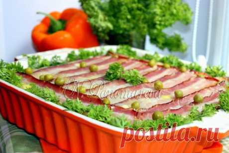 ЗАПЕКАНКА *ПО-РУССКИ* С КАРТОФЕЛЕМ И БЕКОНОМ