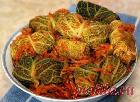 Постные голубцы с савойской капустой / Простые рецепты