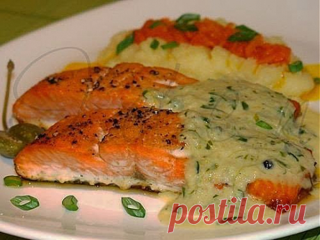 шеф-повар Одноклассники: Форель в сливочном соусе