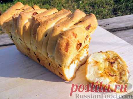 Рецепт: Отрывной луковый хлеб на RussianFood.com