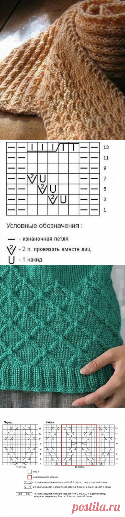 Когда не хочется напрягаться - листаем схемы вязания спицами и отдыхаем | Тепло о вязании | Яндекс Дзен