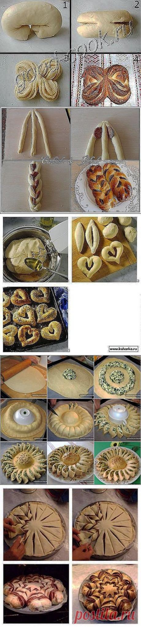 подборка красивостей из теста.