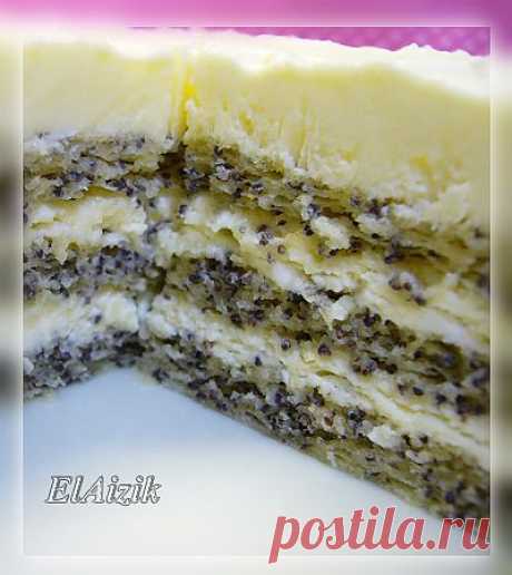 Маковый торт &quot;Царица Эстер&quot;.