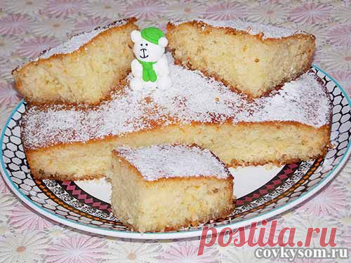 Нежный кекс с кокосовой стружкой | Искусница