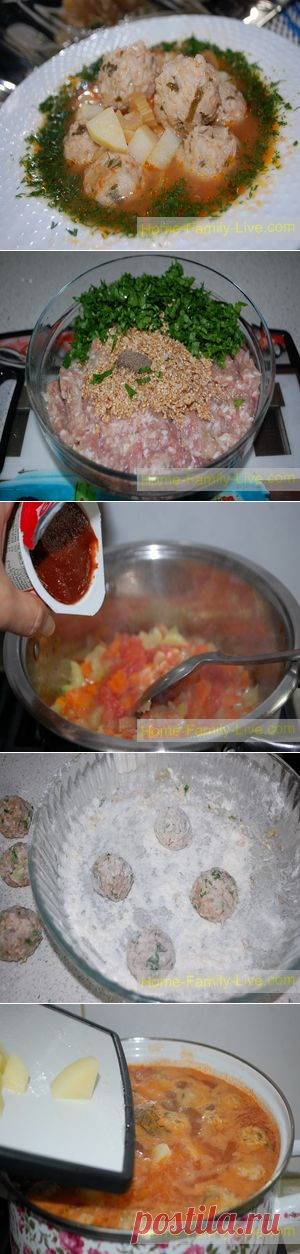Фрикадельки по турецки - Кулинарные рецепты