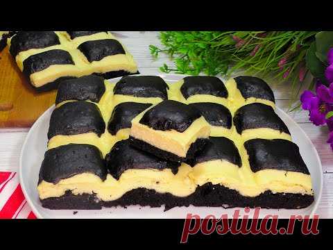 🔴Что приготовить к чаю? Крутой рецепт ШОКОЛАДНОГО пирога❗ Запекаю сразу с КРЕМОМ❗