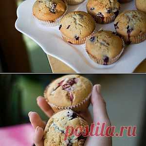Маффины с голубикой рецепт – выпечка и десерты