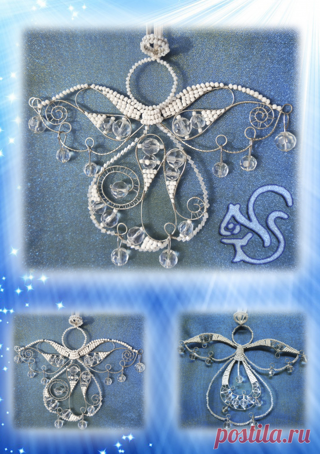 Образец. Проволока, бусины, бисер, стеклярус.

#украшенияинтерьера #handmade #ручнаяработа #подарки #украшения #сделаноруками #авторскиеукрашения #мояработа #аксессуары #весна #интерьер #бисер #стеклярус #проволока #бусины #handcrafted #art #mywork #beautiful #bead