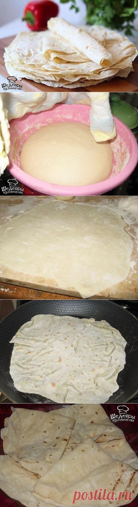 ТОНКИЙ ЛАВАШ НА СКОВОРОДЕ 🍴
