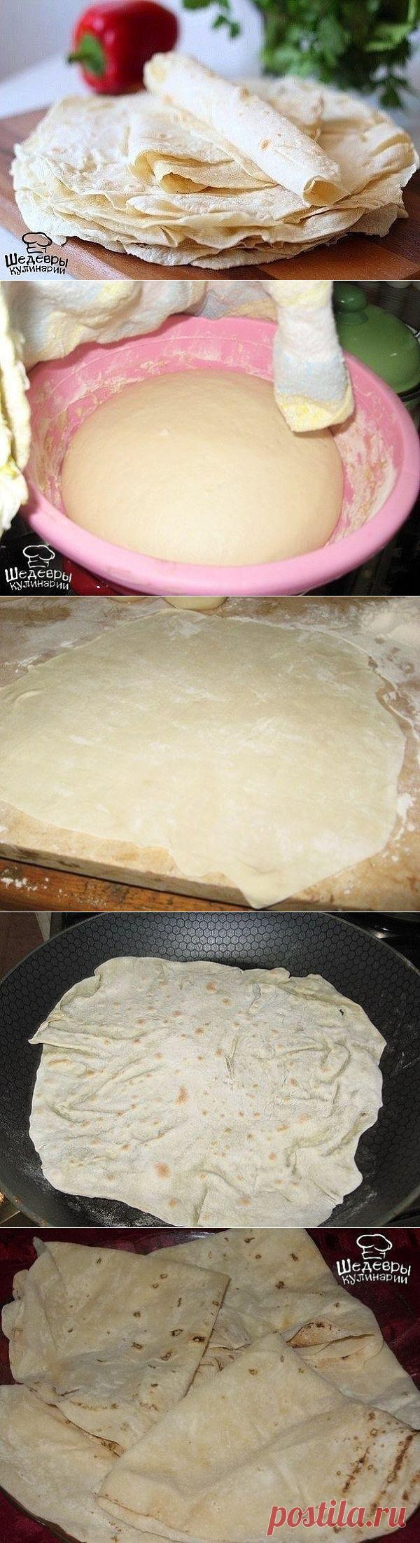 ТОНКИЙ ЛАВАШ НА СКОВОРОДЕ 🍴