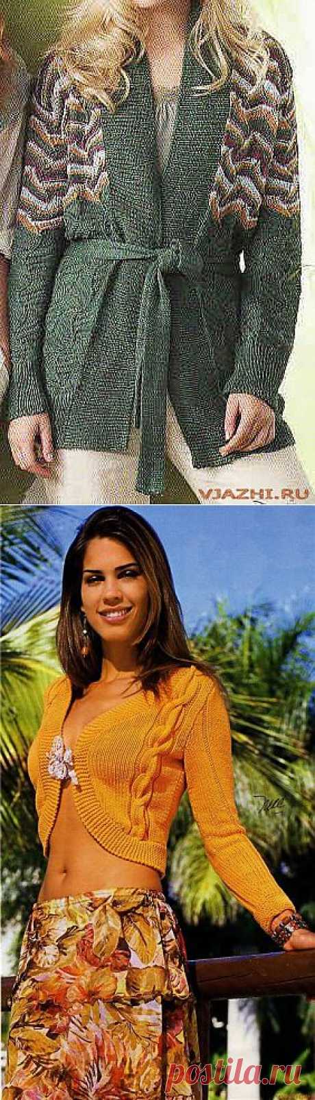 жакеты и кардиганы спицами