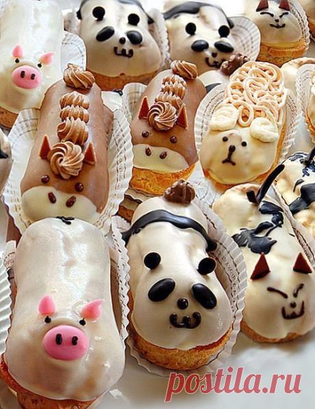 cream-filled Long John donuts | We Heart It