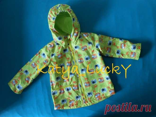 Шитье: МК ветровка с подкладом (без утеплителя) - Babyblog.ru