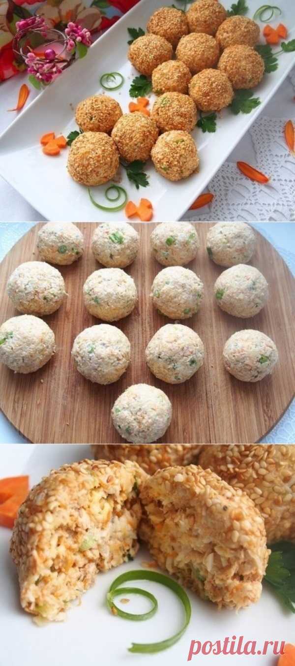 Салатные шарики 