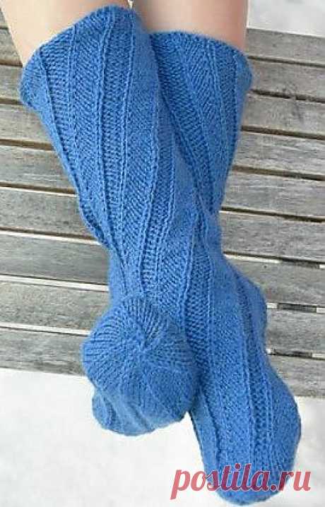 Носки вязание по спирали. Схема и подробное описание вязания носков спицами | Лаборатория домашнего хозяйства