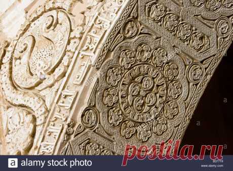 Decorative Arch In Jameh Masjid Or Friday Mosque In Nain Iran Stock Photo, Royalty Free Image: 19213525 - Alamy