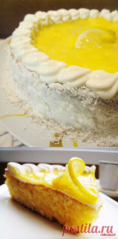 Лимонно-кокосовый торт / Торты / Кукорама — вкусные рецепты!