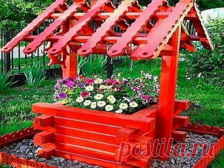 Красивые поделки из дерева своими руками для дачи и дачи для цветов