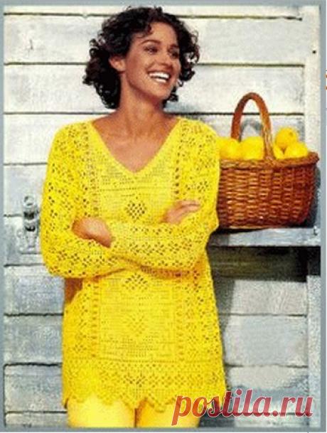 Вязанная туника.