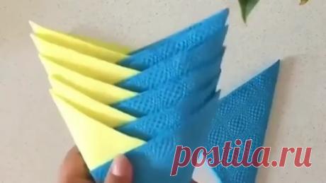 Красота из салфеток