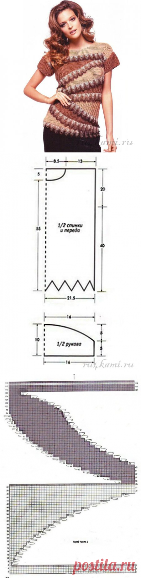 Свитер спицами » Сайт 
