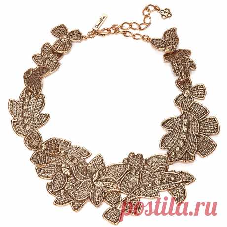 Кружевное ожерелье Oscar de la Renta (как повторить двумя способами) / Украшения и бижутерия / ВТОРАЯ УЛИЦА