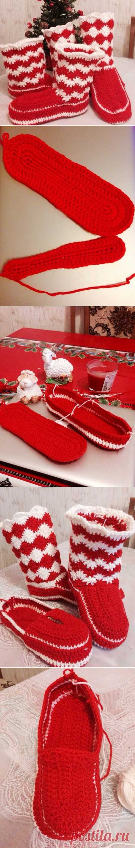 Вязаные спицами сапожки мастер класс. Урок вязания сапожки | Diy24