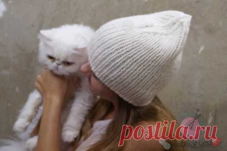 Шапка УНО спицами | EasyKnit.ru